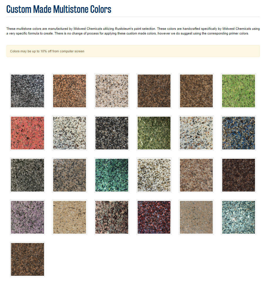 Millstein Color color_chart